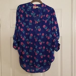 Sheer Pineapple Top
